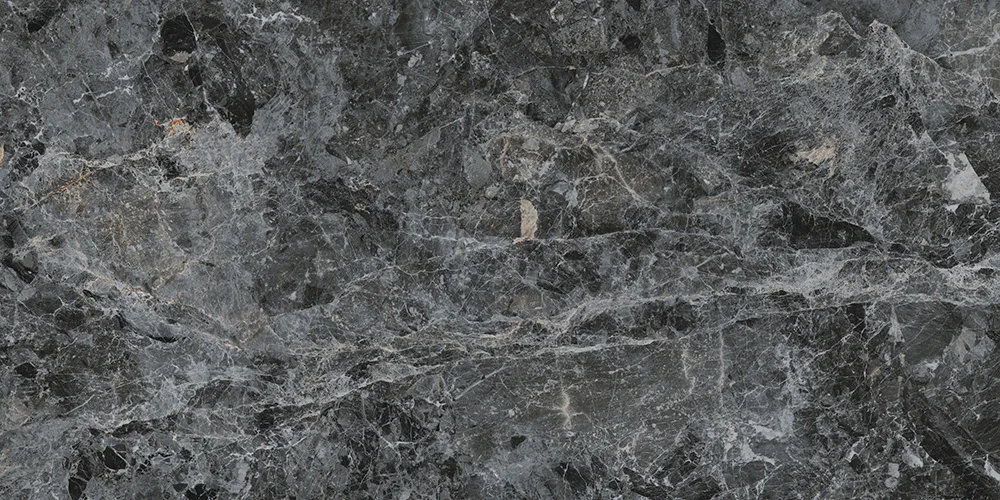 Бреча Черный Лаппато 600×1200